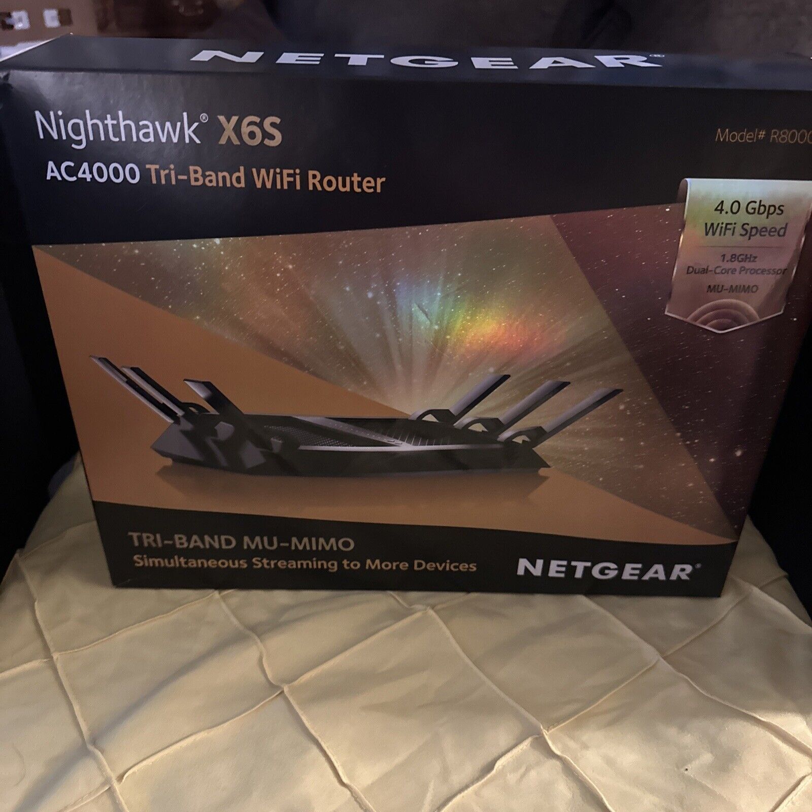 Netgear R8000P NightHawk X6S AC4000 Tri-Band WiFi Router 4.0Gbps