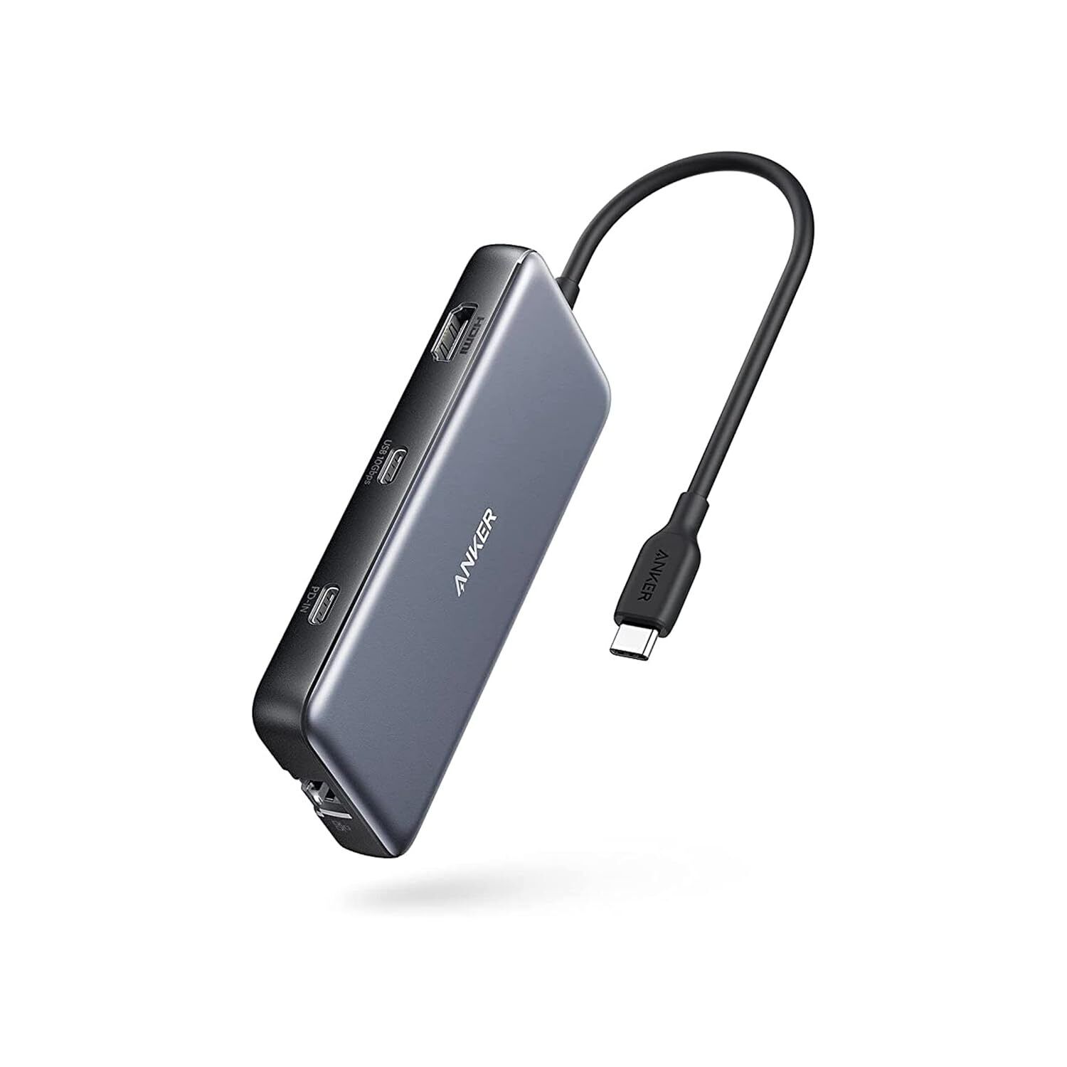 Anker USB C Hub, 555 USB-C Hub (8-in-1), with 100W Power Delivery, 4K 60Hz HDM