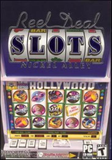 Reel Deal Slots: Nickel Alley PC CD hollywood themed slot machine bet coins game