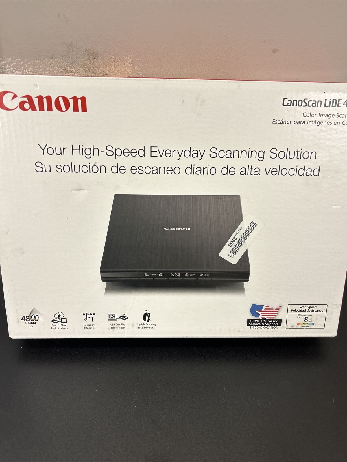 Canon CanoScan LiDE 400 Slim Flatbed Scanner 4800 dpi Optical 2996C002