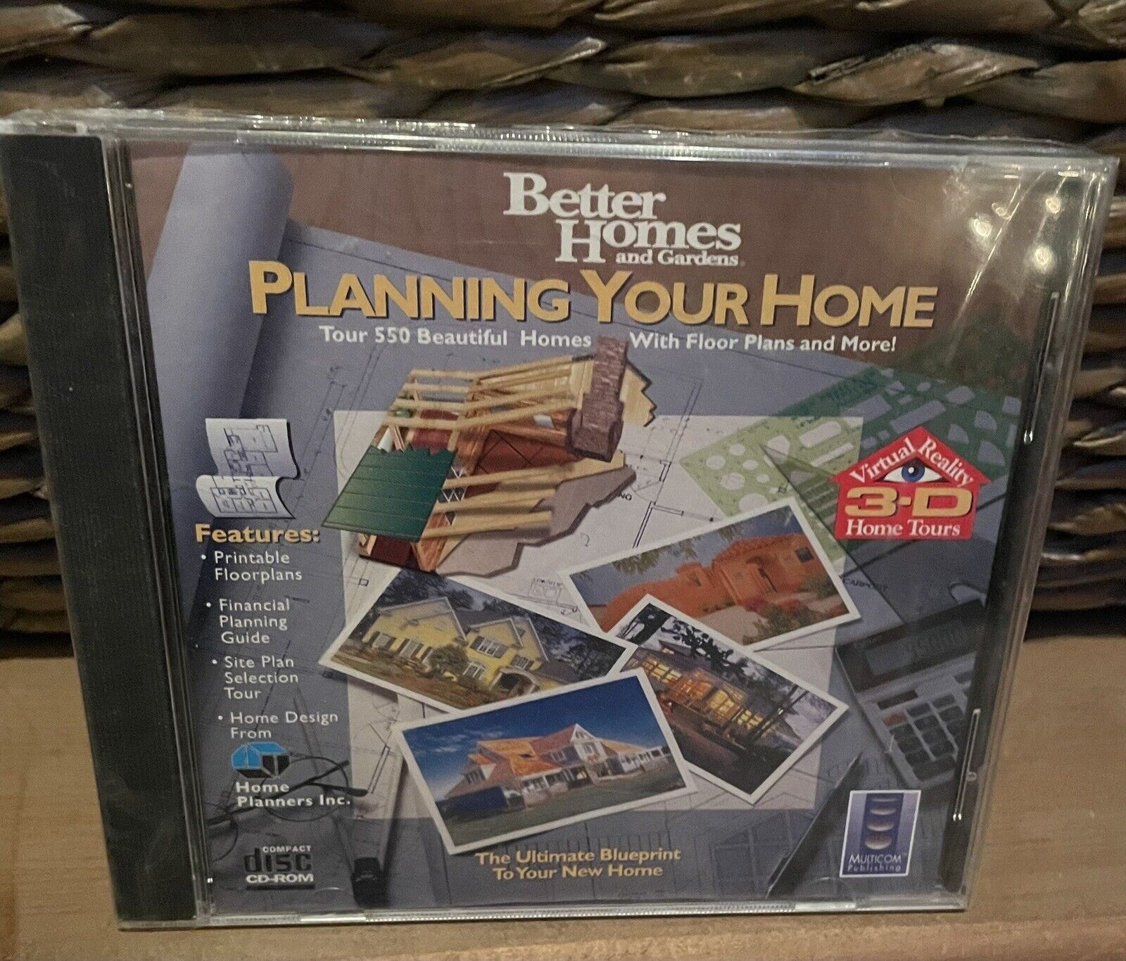 Better Homes and Gardens - Planning Your Home CD-ROM 1995 - 1997 NEW SEALED (J17