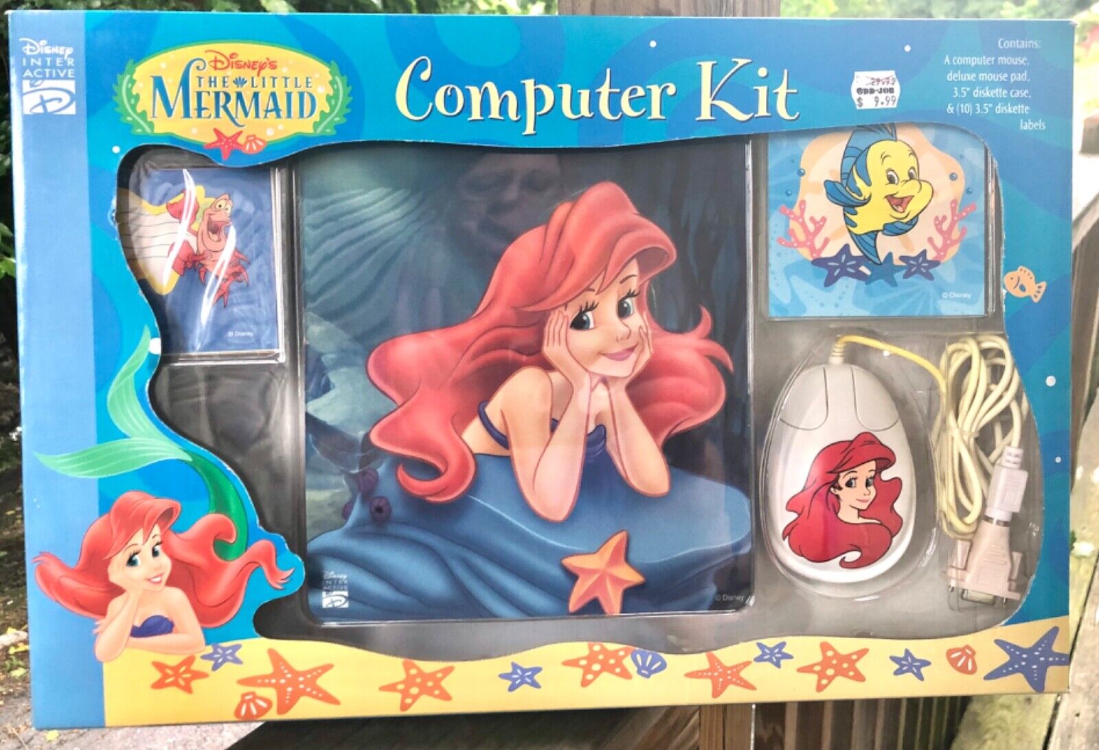 Disney InterActive Computer Kit for Kids The Little Mermaid NIB Mouse