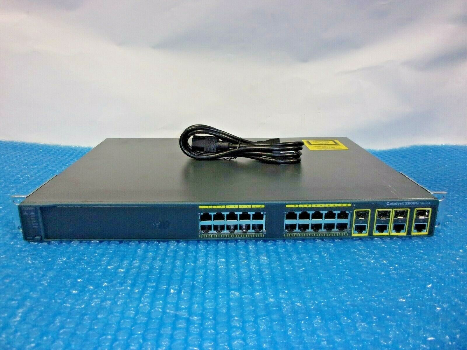 Cisco Catalyst 2960G WS-C2960G-24TC-L 24-Port Gigabit Switch