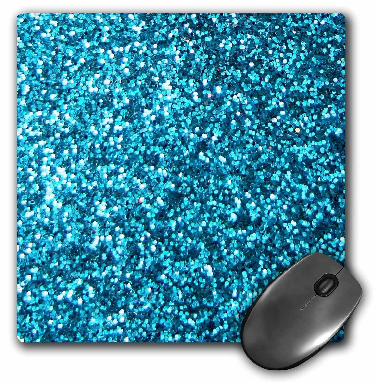 3dRose Blue Faux Glitter - photo of glittery texture - looks like sparkly bling