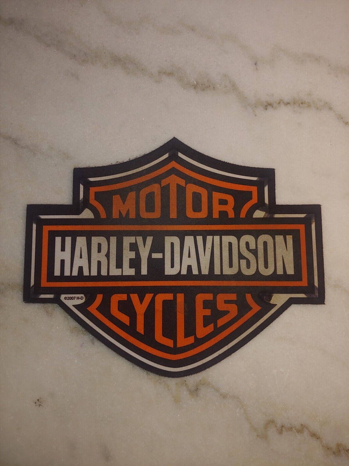 Harley Davidson Motorcycles Mouse Pad Logo Bar and Shield 2007. *Good CONDITION*