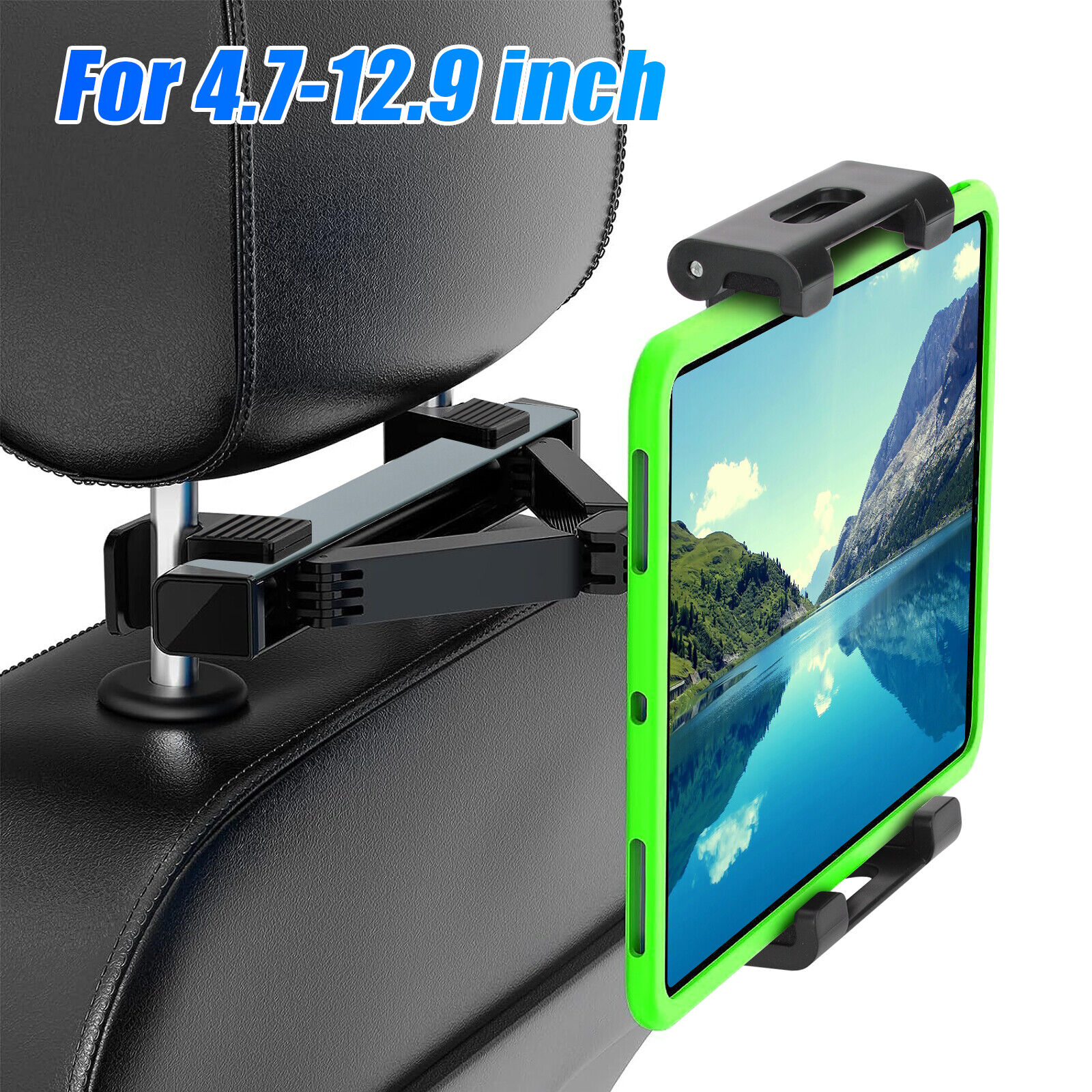 360° Car Back Seat Headrest Mount Tablet Holder for 4.7-12.9\