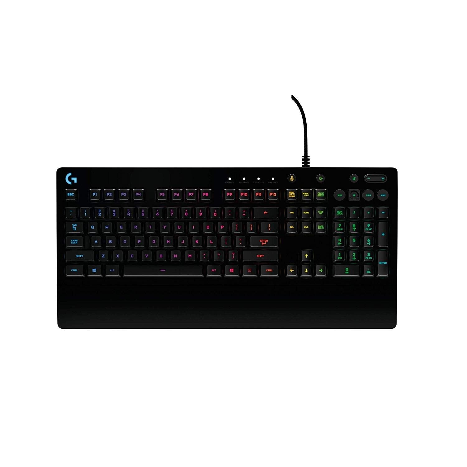 LOT OF 3 Logitech G213 Gaming Keyboard 8 Million Lighting Colors Backlit Keys