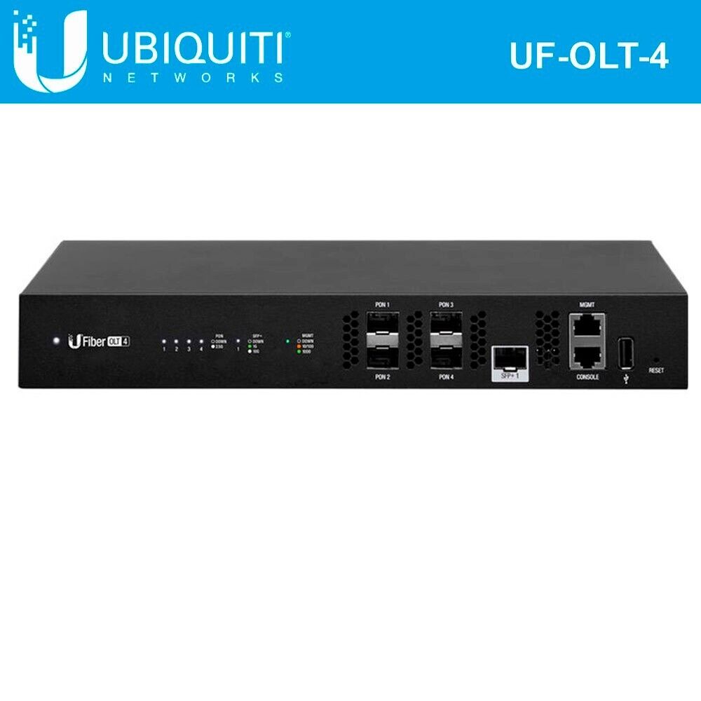 Ubiquiti Networks UF-OLT-4 UFiber GPON Optical Line Terminal 4 port