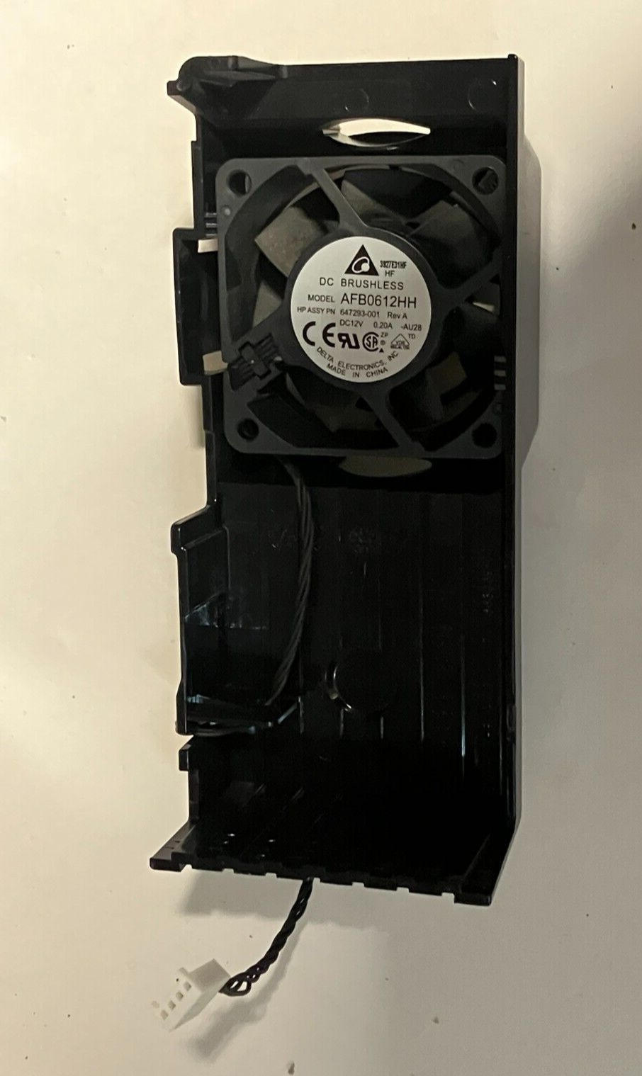 HP Z420 Memory Cooling Fan Assembly 663069-001 647293-001