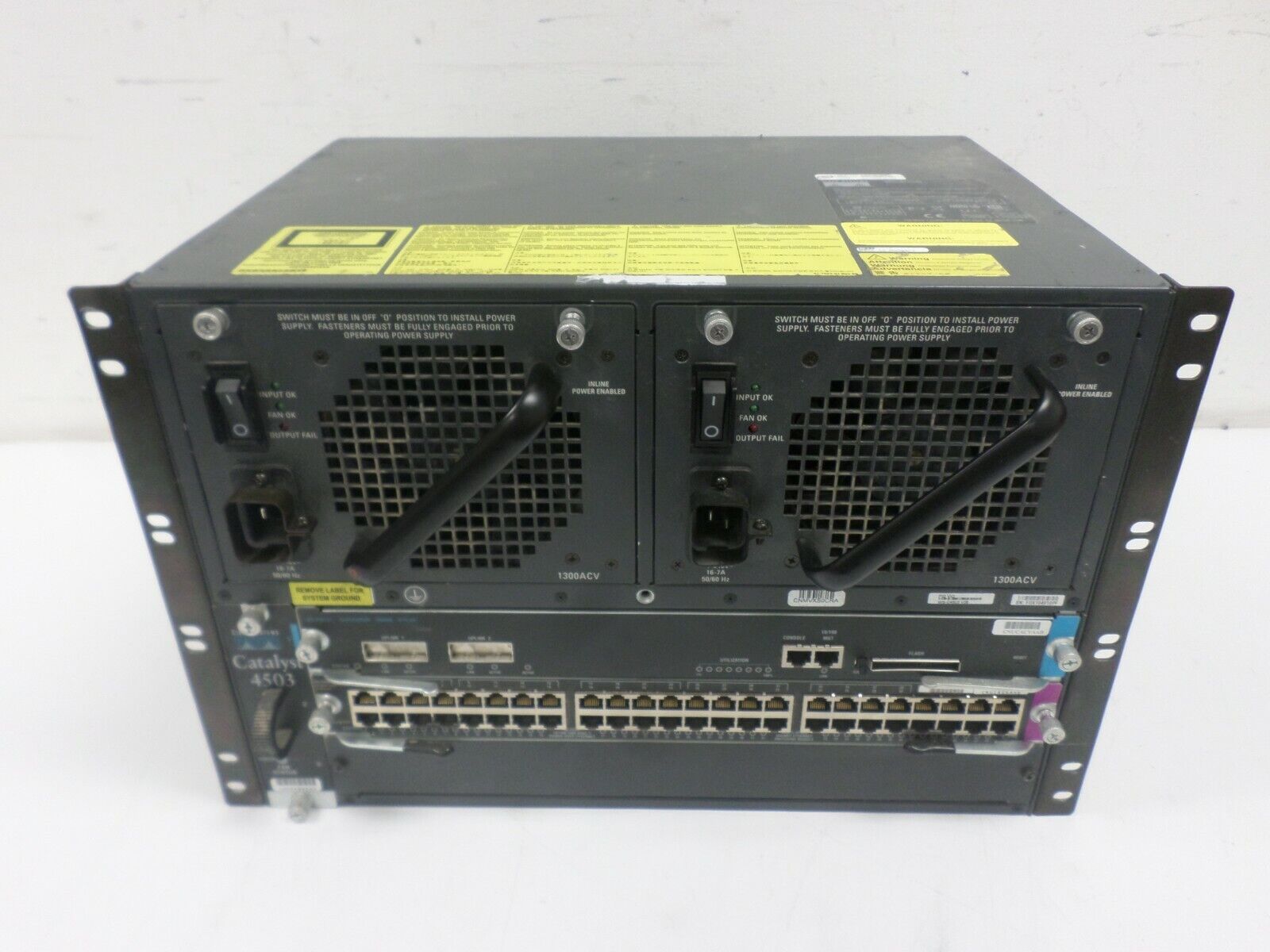 Cisco Catalyst 4503 WS-C4503 3-Slot Switch Chassis 