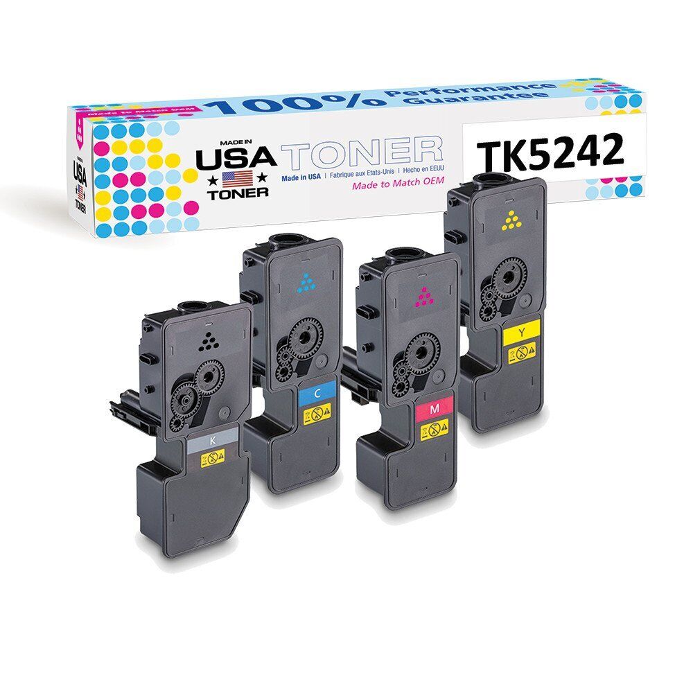 Compatible Toner for Kyocera P5026cdw, M5526cdw, TK5242, TK-5242K,  TK-5242C,...