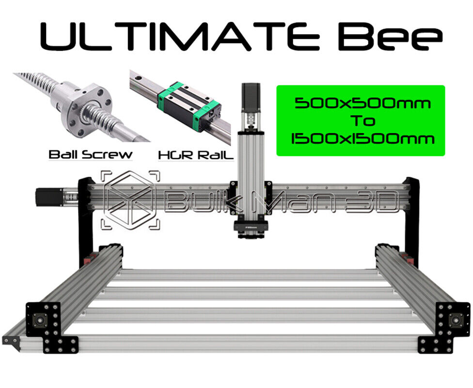 Bulkman3D ULTIMATE Bee CNC Mechanical Kit 1210 Ball Screw Quiet Transmission