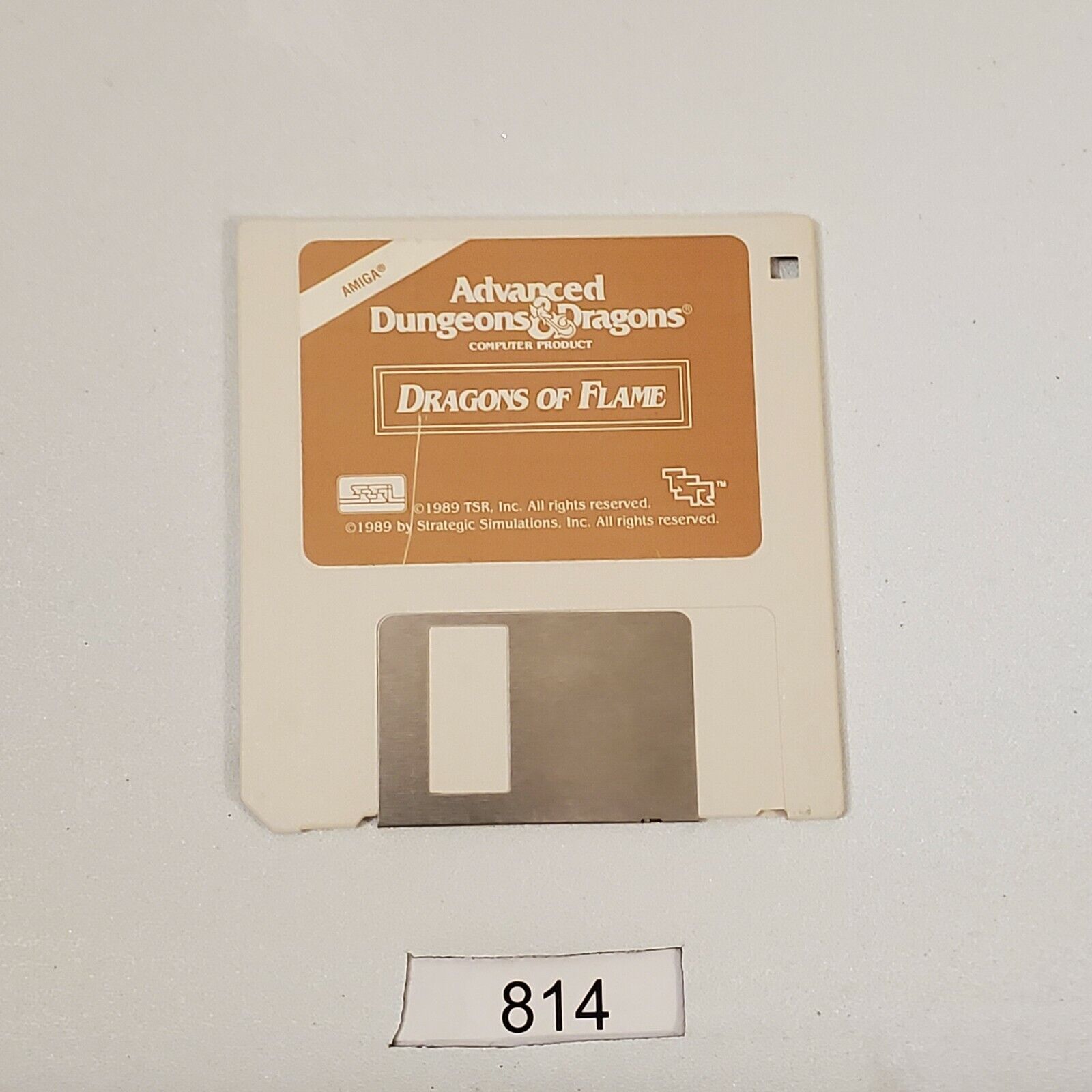Advanced Dungeons & Dragons Dragons Of Flame Commodore Amiga 3.5 - 1 Disk