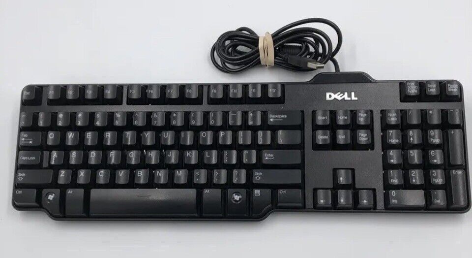 Original Dell SK-8115 104-Key USB Wired Standard Keyboard - Genuine OEM - Nice