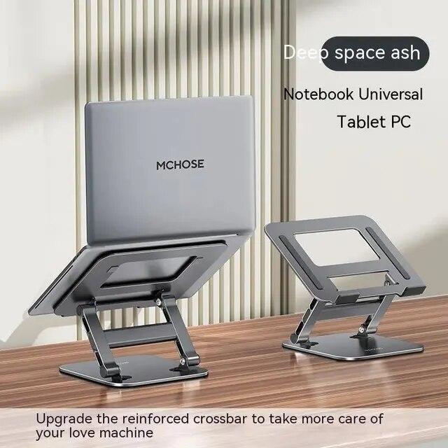 Laptop Stand Foldable Aluminium Alloy Portable Stand High Quality Suitable Table
