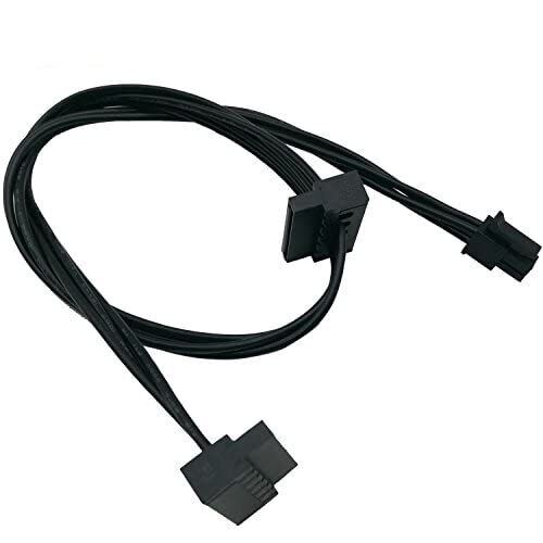 COMeap (2-Pack) SATA Power Cable for Lenovo Motherboard, ATX Mini 4 Pin to 2X...