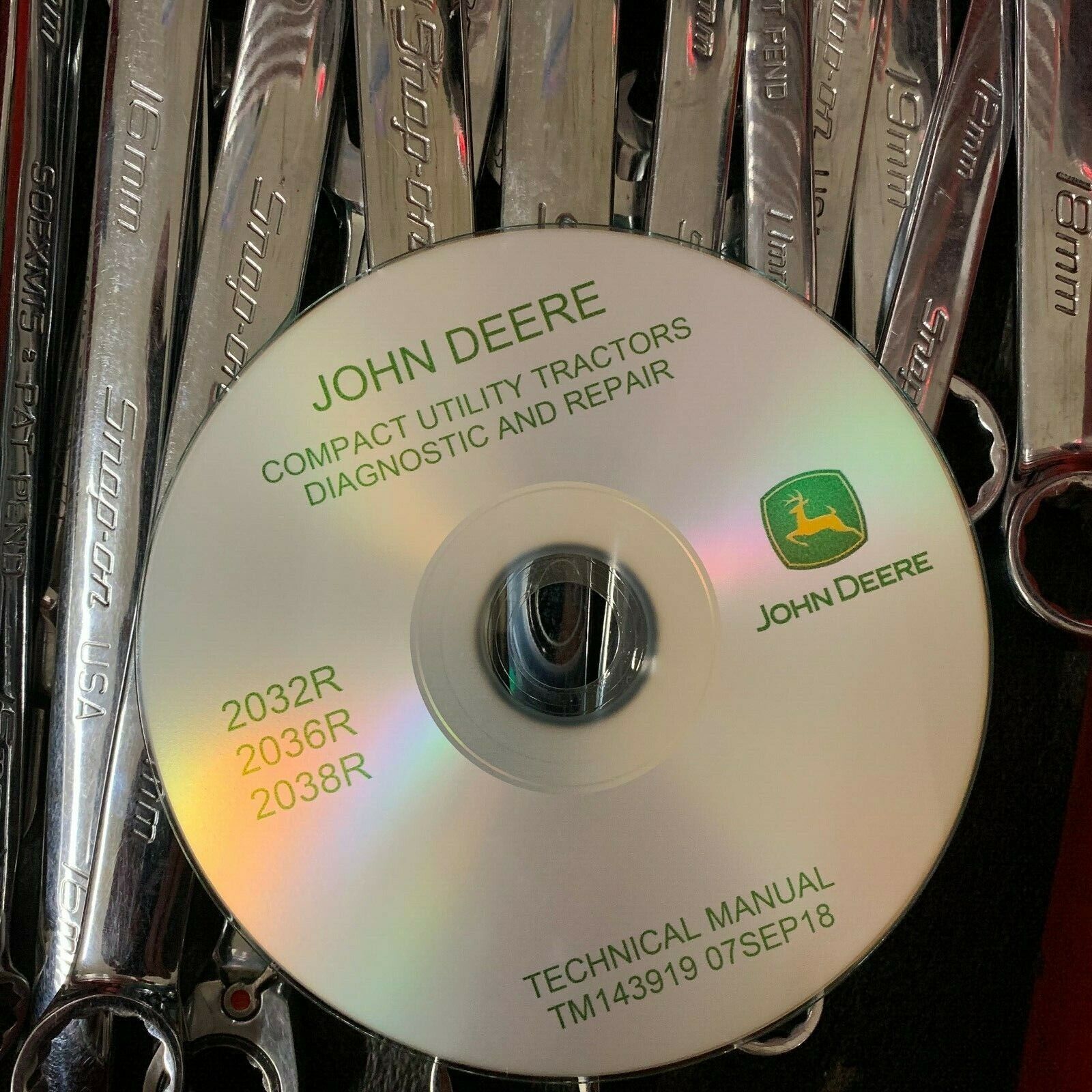 John Deere 2032R 2036R 2038R Compact Tractors Service Repair Manual TM143919 CD