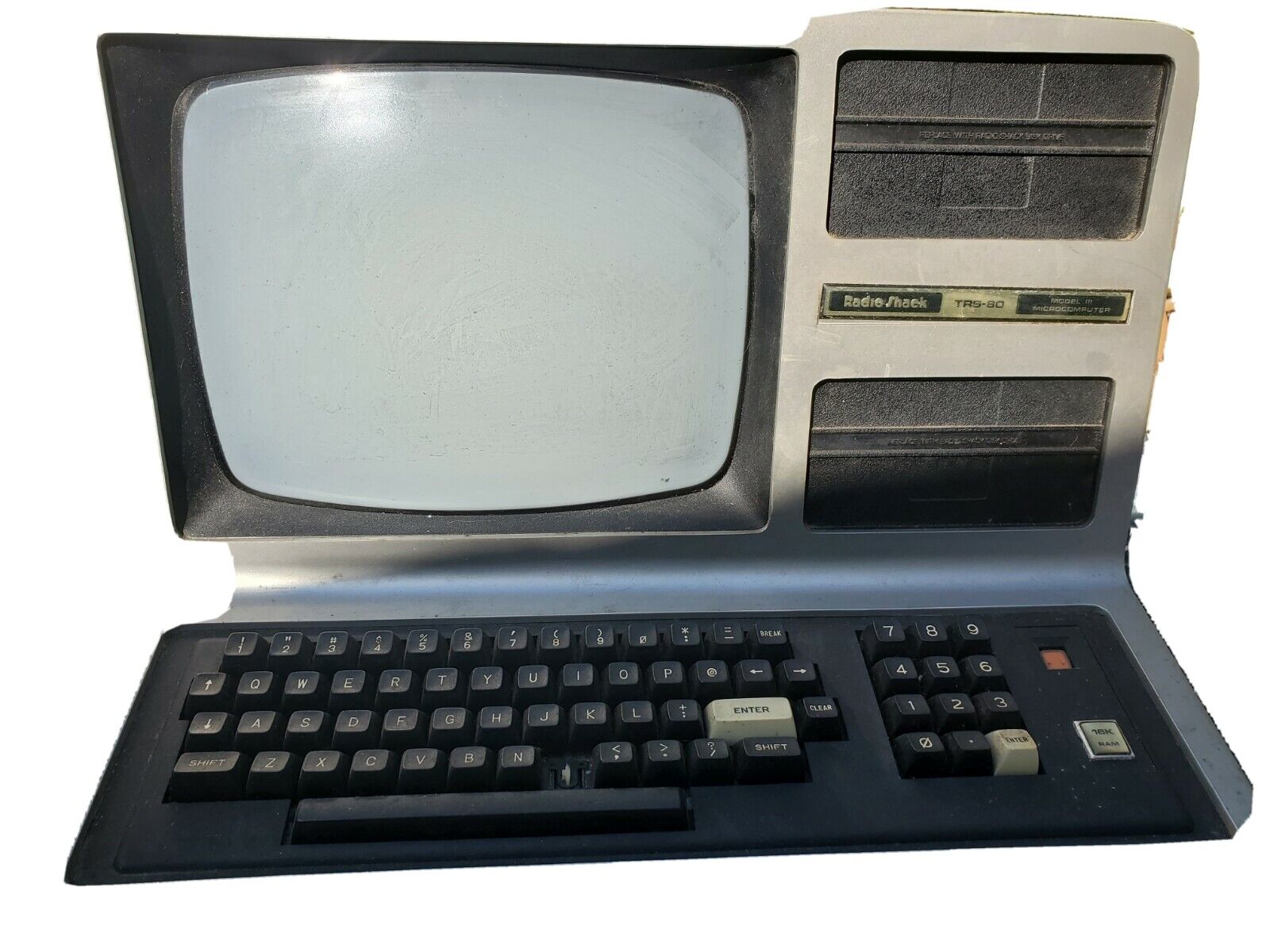 Vintage, very rare TRS-80 Model III Computer 