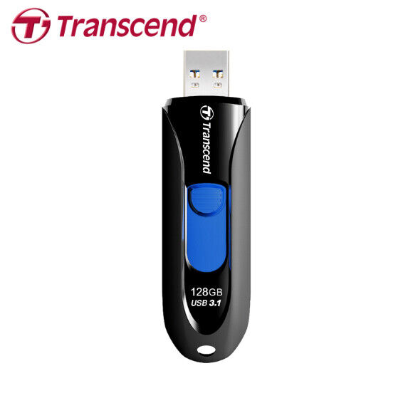 Transcend 128GB 256GB 512GB JetFlash 790 USB 3.1 Flash Drive Black