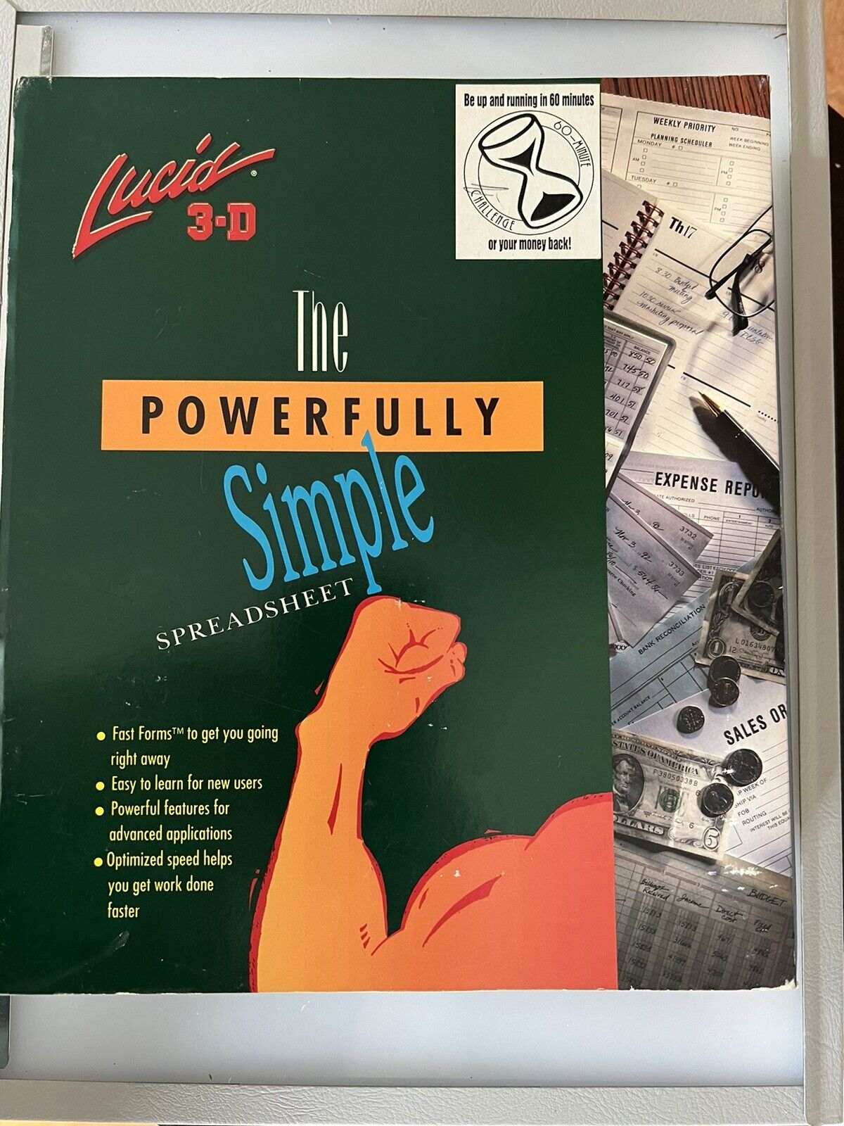 1993 Vintage PC Software Lucid Corp Lucid 3D Windows Open Box 5.25 & 3.5”