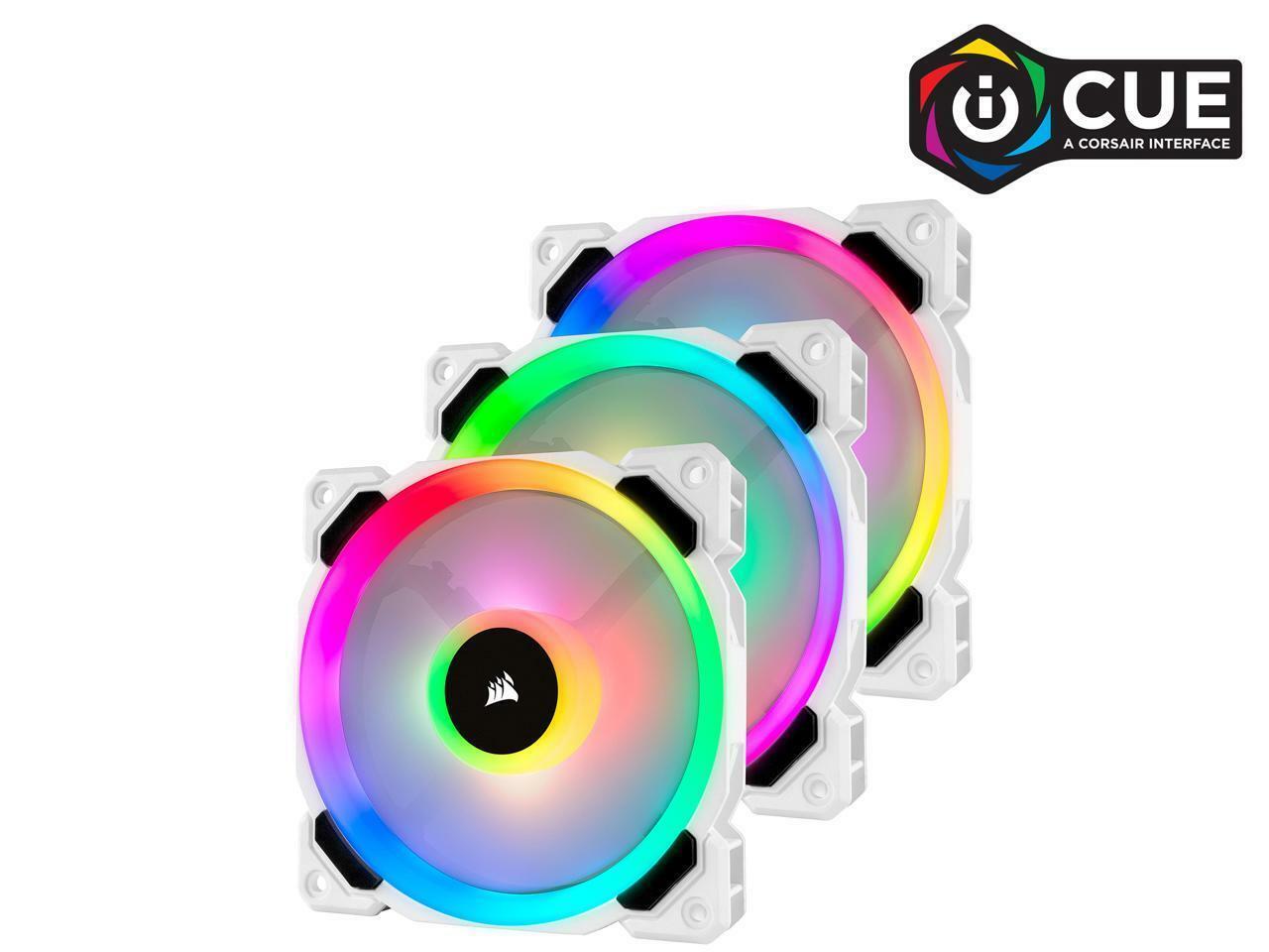 Corsair LL Series CO-9050092-WW LL120 RGB, 120mm Dual Light Loop RGB LED PWM Fan