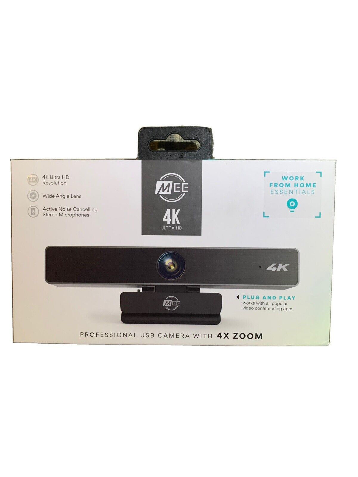 Mee 4K Ultra HD Conference USB Webcam W/ 4X Zoom & ANC Microphone CAM-C11Z (e3)
