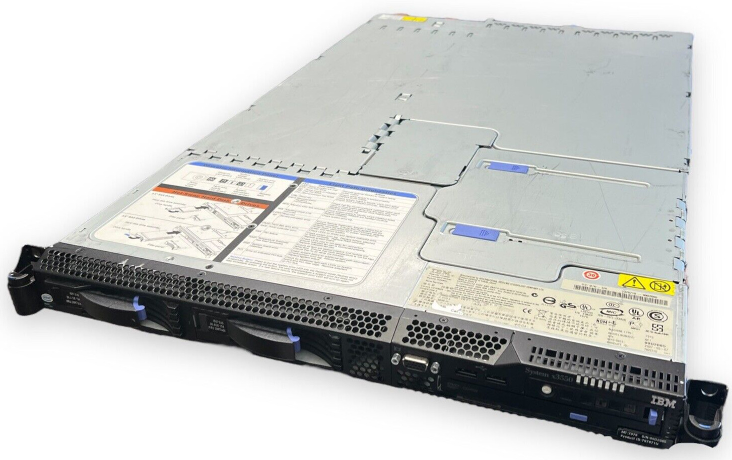 IBM 7978-71U x3550 xSeries Server w/ X4-2GB PC2 + X2-7001134-Y000 PS - WARRANTY
