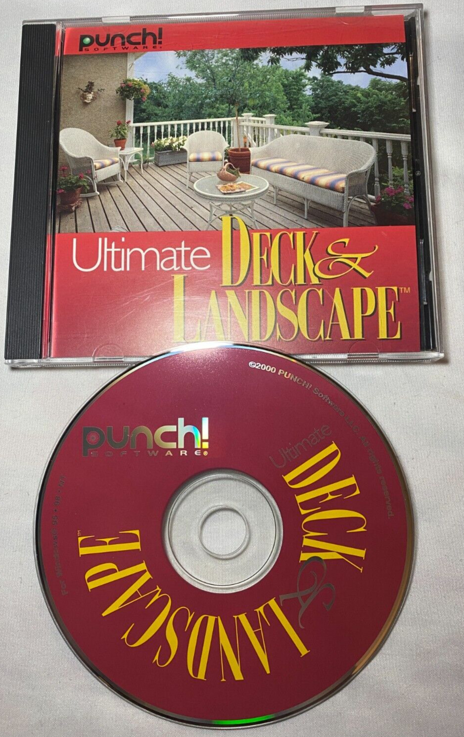 Ultimate Deck & Landscape PC CD-ROM Software 2000 Like New Condition