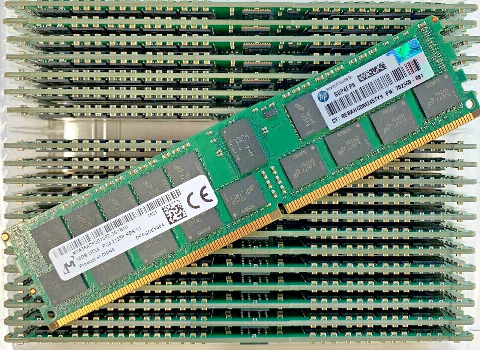 HPE 4x 16GB 64GB Memory RAM for HP Z440 Z640 Z840 ECC Registered DDR4 2133 MHz 