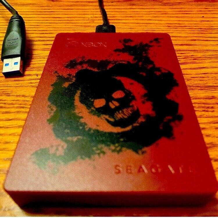 Seagate Game Drive for Xbox Gears of War 4 Special Edition 2TB  LE VERY RARE