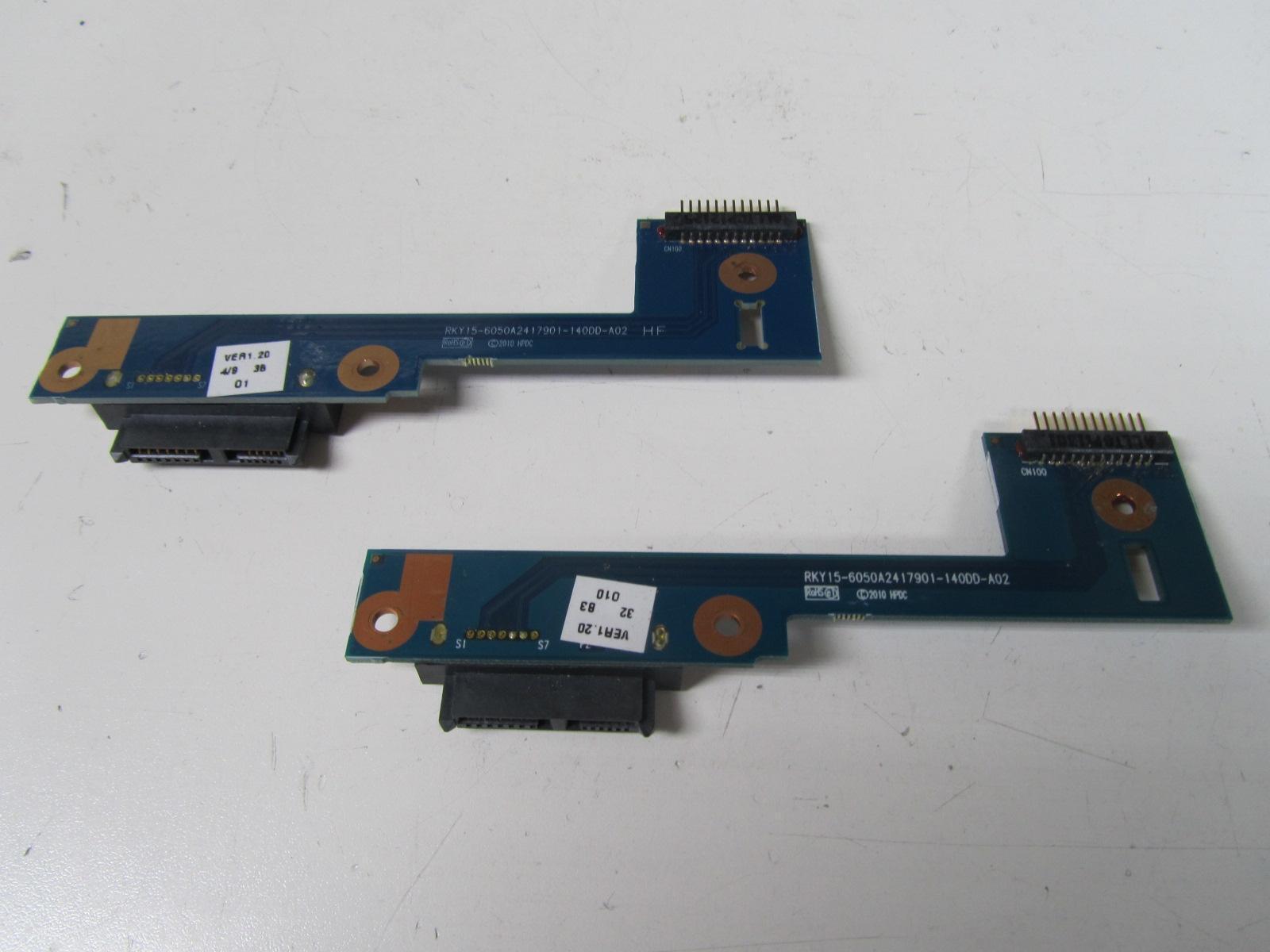 Pair of HP Pavilion G6 Series Disk Drive Connector Board / RKY15-6050A2417901