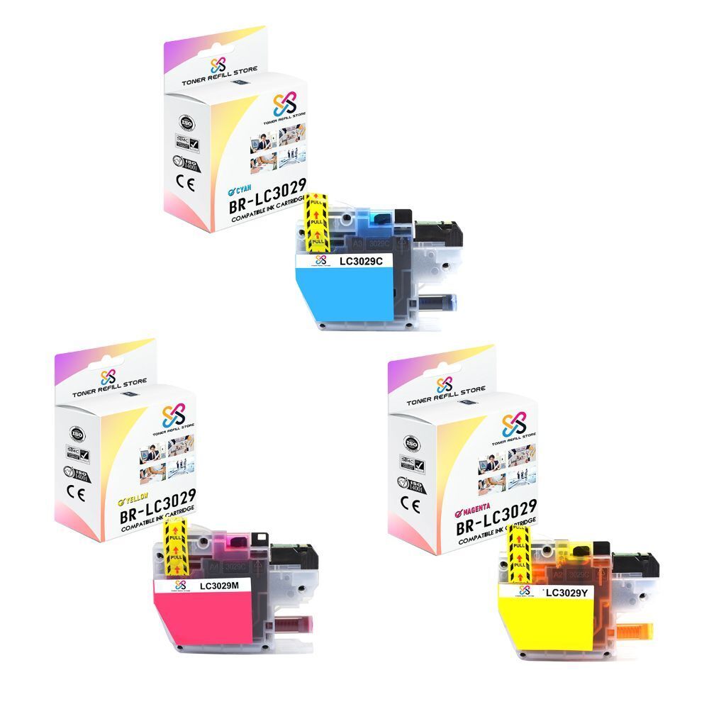 3PK TRS LC3029 C M Y HY Compatible for Brother MFCJ5830DW J5830DW Ink Cartridge