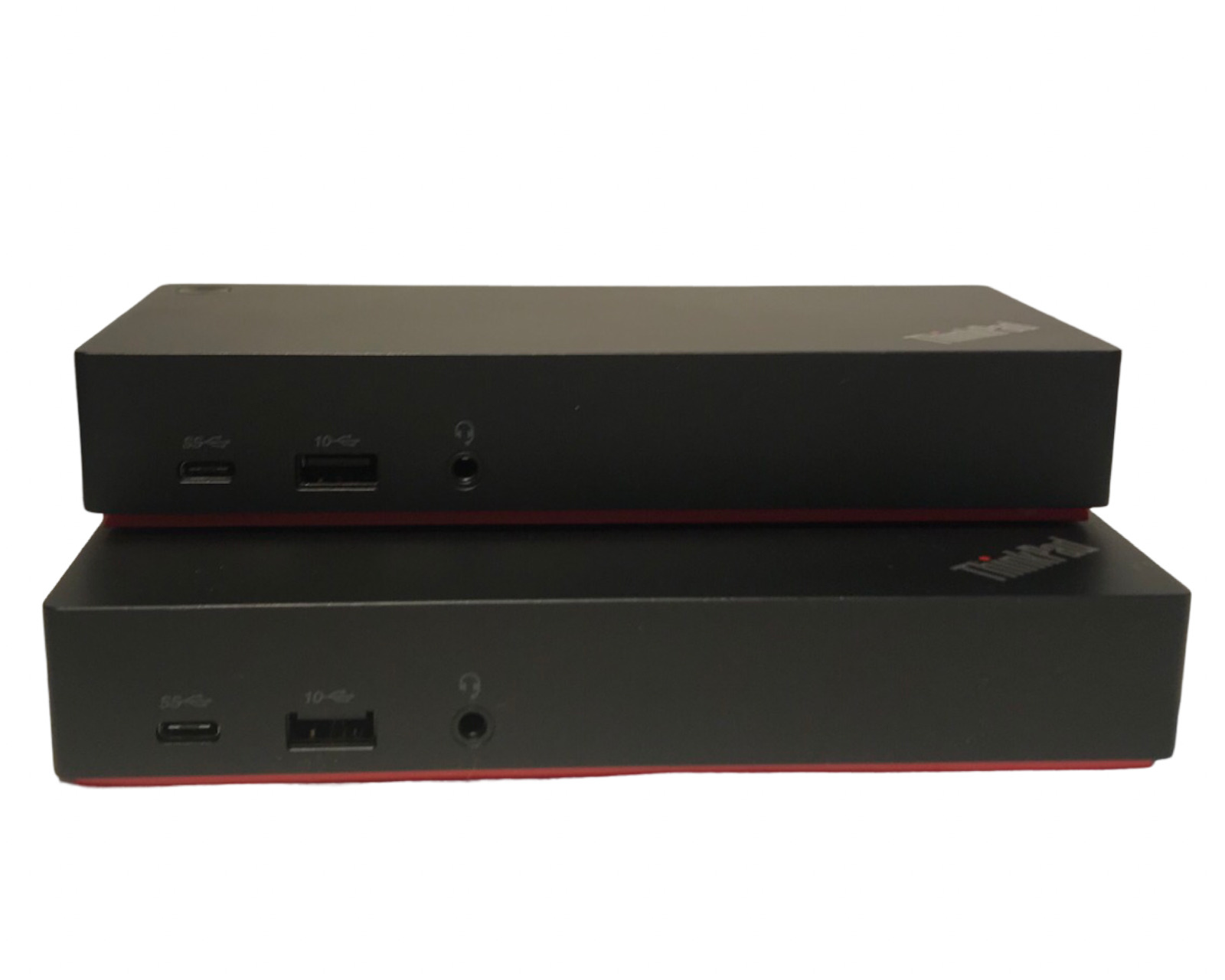 LOT OF 2 Lenovo ThinkPad USB-C Docking Station - 40AS0090US