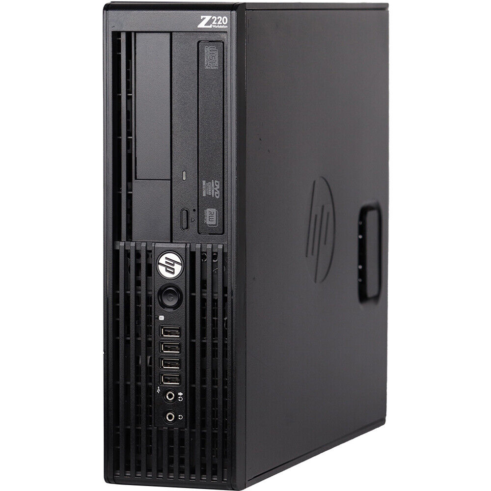 HP Desktop i5 Computer PC SFF up to 8GB RAM 240GB SSD Windows 10 Pro WiFi DVD/RW
