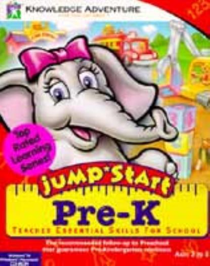Jumpstart Pre-K PC MAC CD kids learn phonics letters sort matching puzzles game
