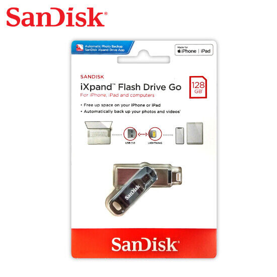 SanDisk 128GB 256GB iXpand GO OTG Flash Drive for iPhone Tracking Included