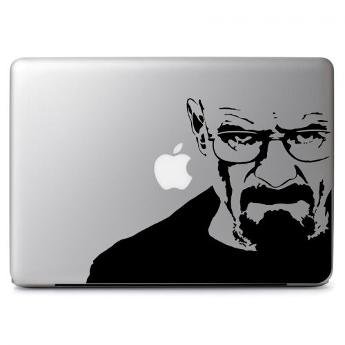 Breaking Bad Angry Walter White Decal Sticker for Macbook Laptop Car Window Wall