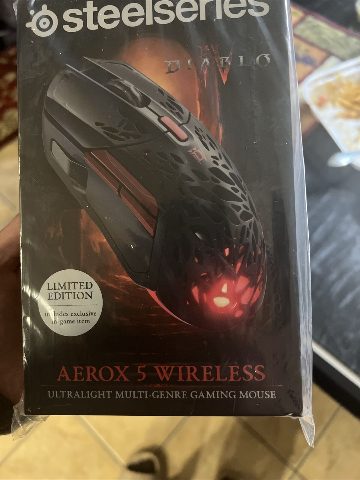SteelSeries Aerox 5 Wireless Diablo IV Limited Edition RGB Gaming Mouse SEALED