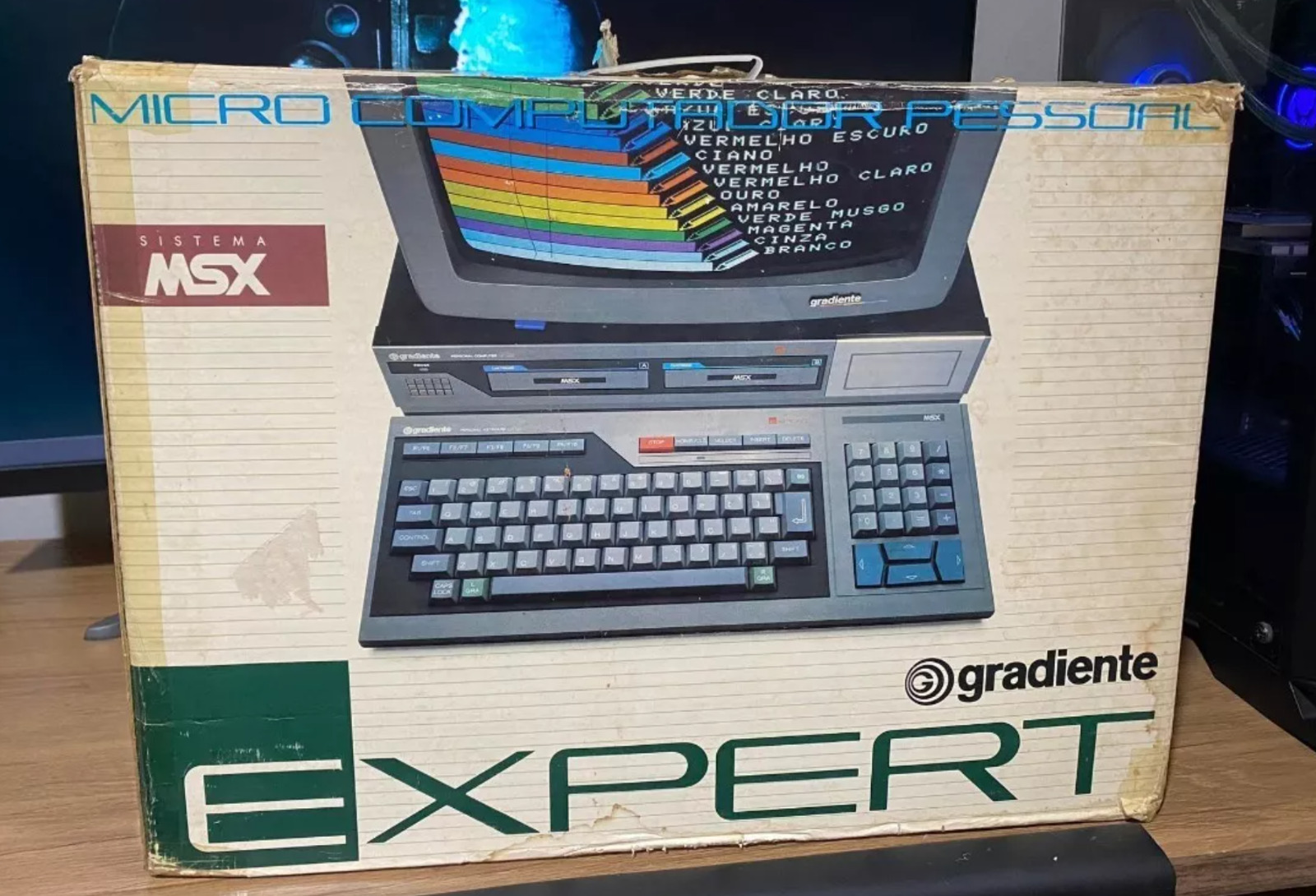 GRADIENTE BRAZILIAN MSX COMPUTER 1985 IN BOX - IN AMAZING CONDITIONS VERY RARE