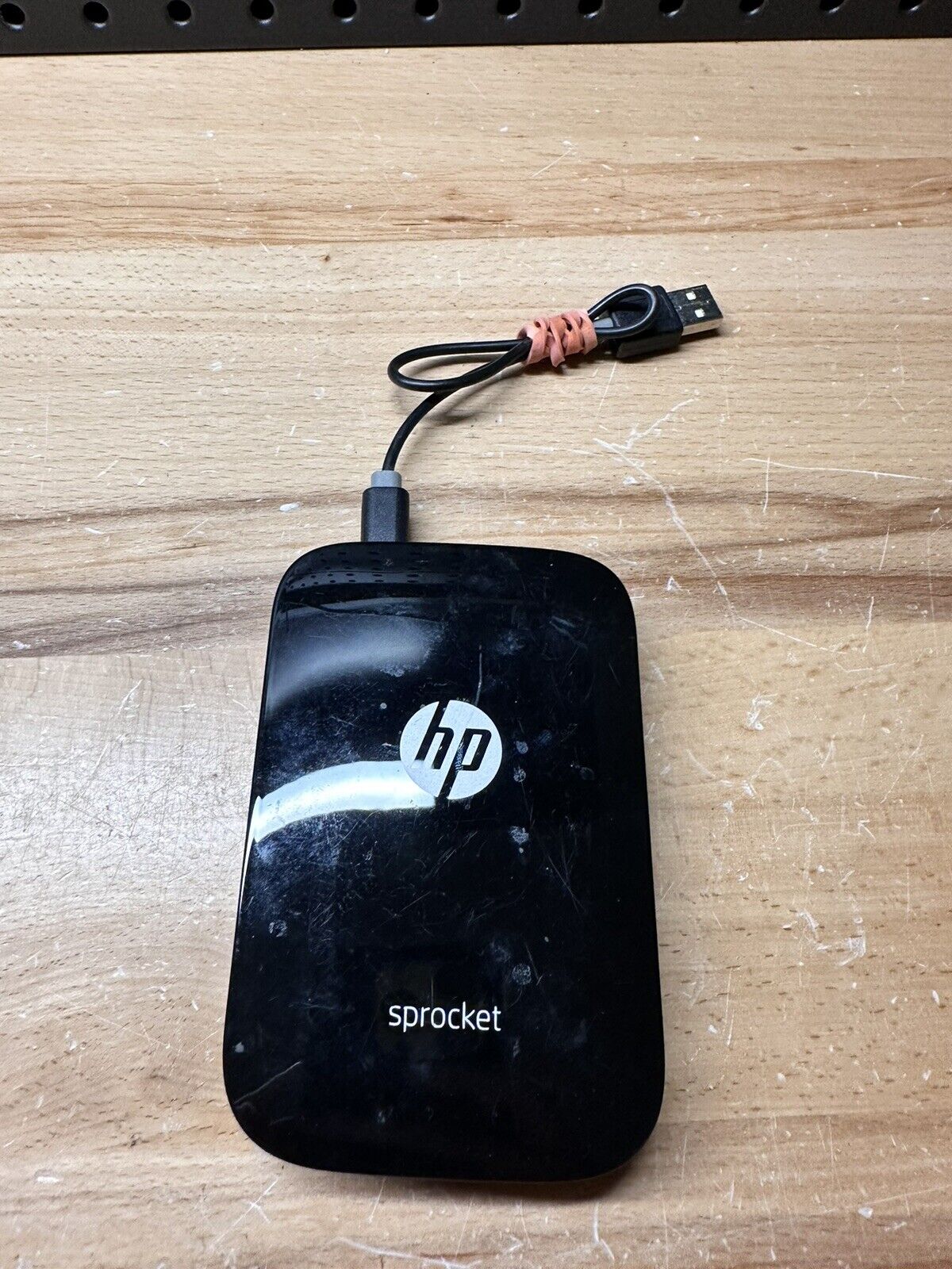 (K) HP Sprocket Portable Photo Printer Only - Black