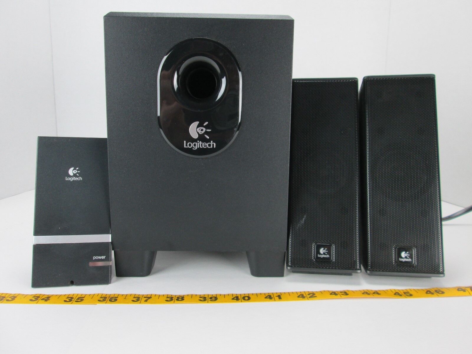 Logitech X-240 4 Piece Speakers Set Computer Laptop 4\
