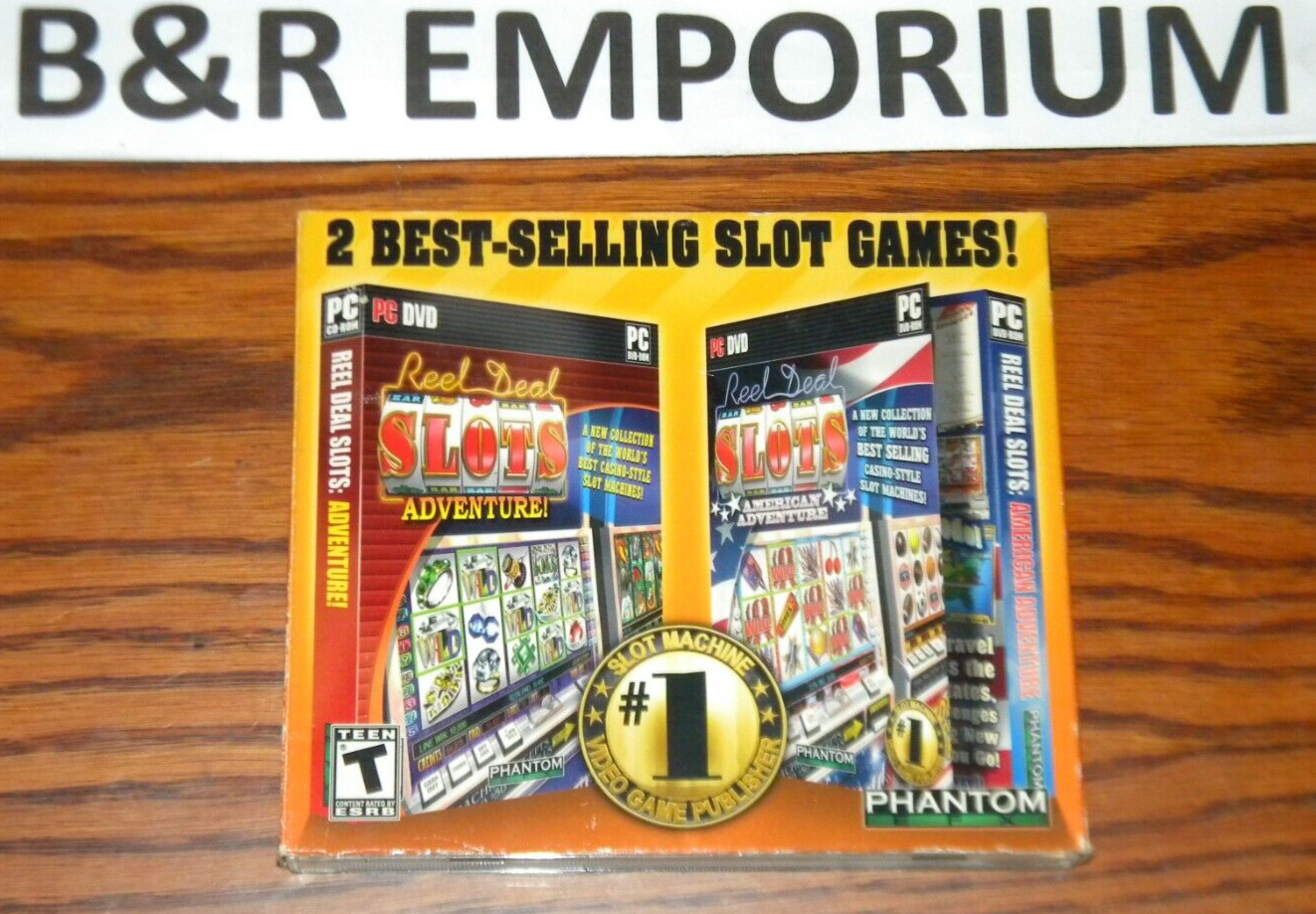 Reel Deal Slots: Adventure 2-Pack - (???? Phantom EFX) - Used DVD-ROM