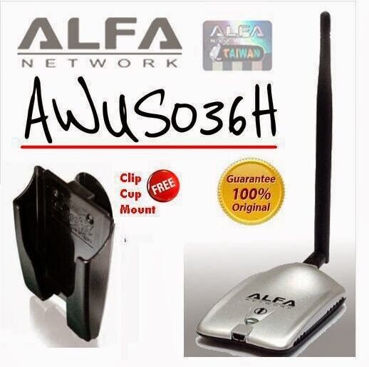  Alfa AWUS036H  Realtek 8187L Original USB Wifi  Adapter New in Box