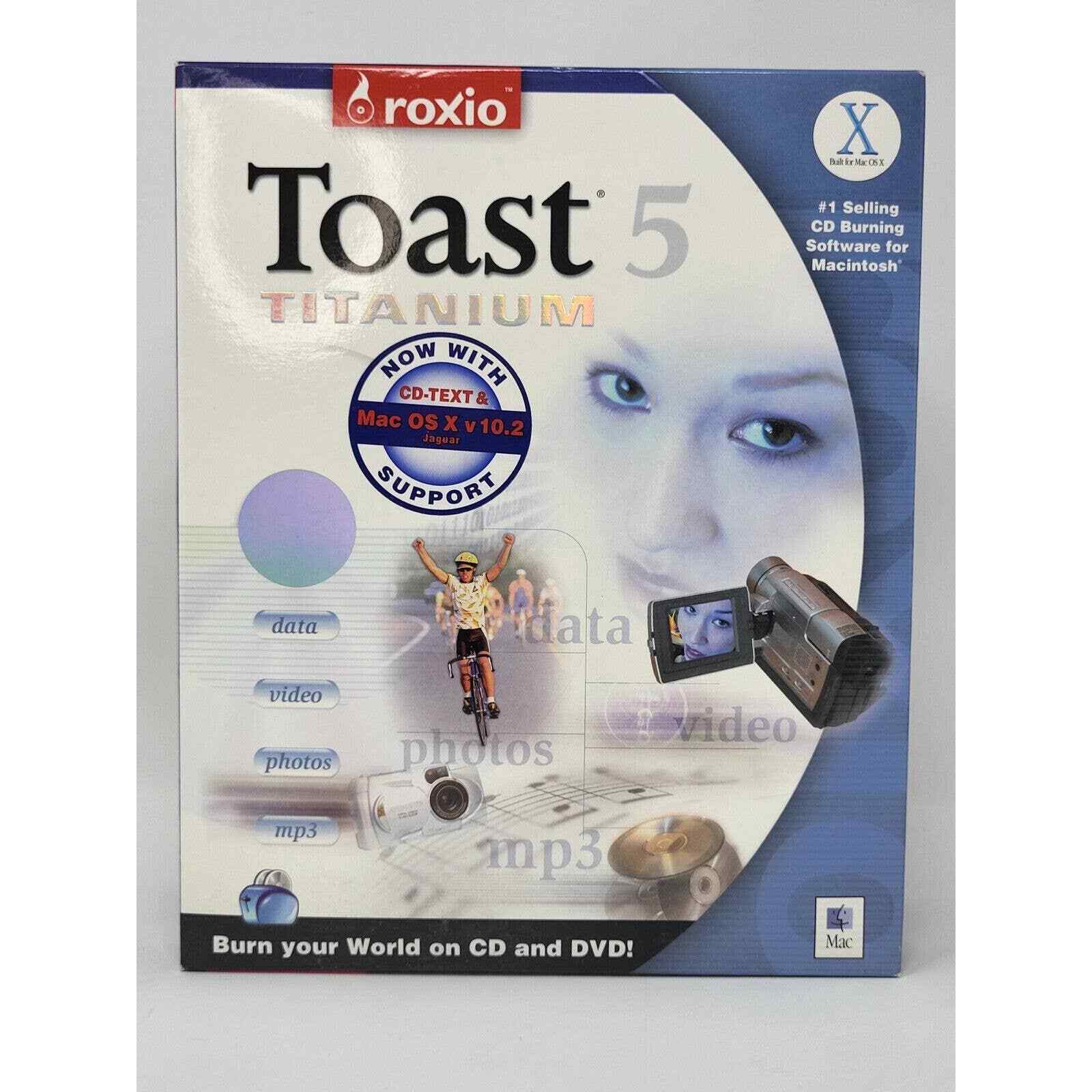 Roxio Toast Titanium 5 for Mac New in Sealed Box