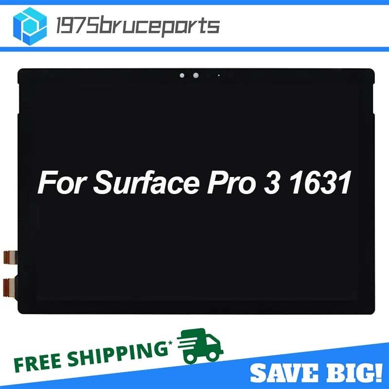 Microsoft Surface PRO 3 1631 V1.1 Display LCD Touch Screen Digitizer LTL120QL01