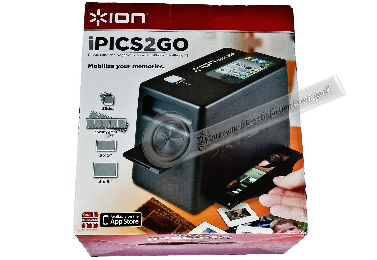 Ion ISC31 PICS2GO iPhone Scannerr for iPhone 4/4S NEW