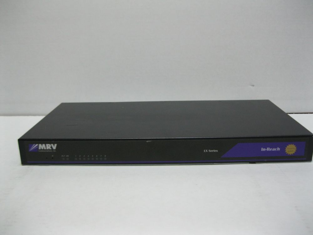 MRV LX-4008S-001AC Console Server  8 RS232 RJ45 ports and AC + Warranty 