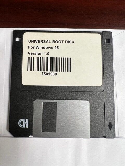 Microsoft Windows 95 3 1/2 disk - BOOT 