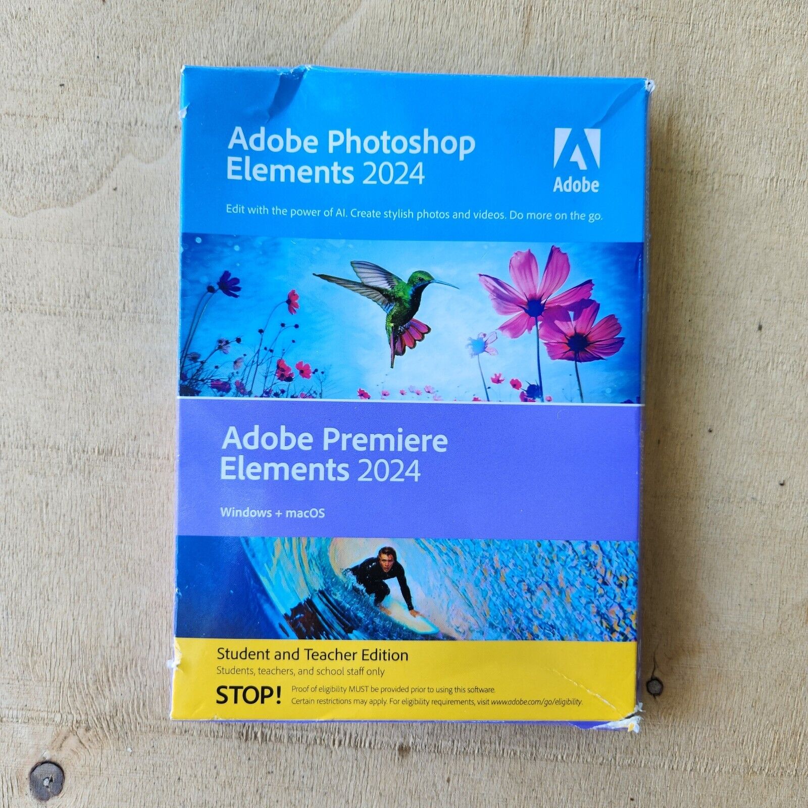Adobe Systems Photoshop 2024 & Premiere Elements 2024 Student & Teacher Edition