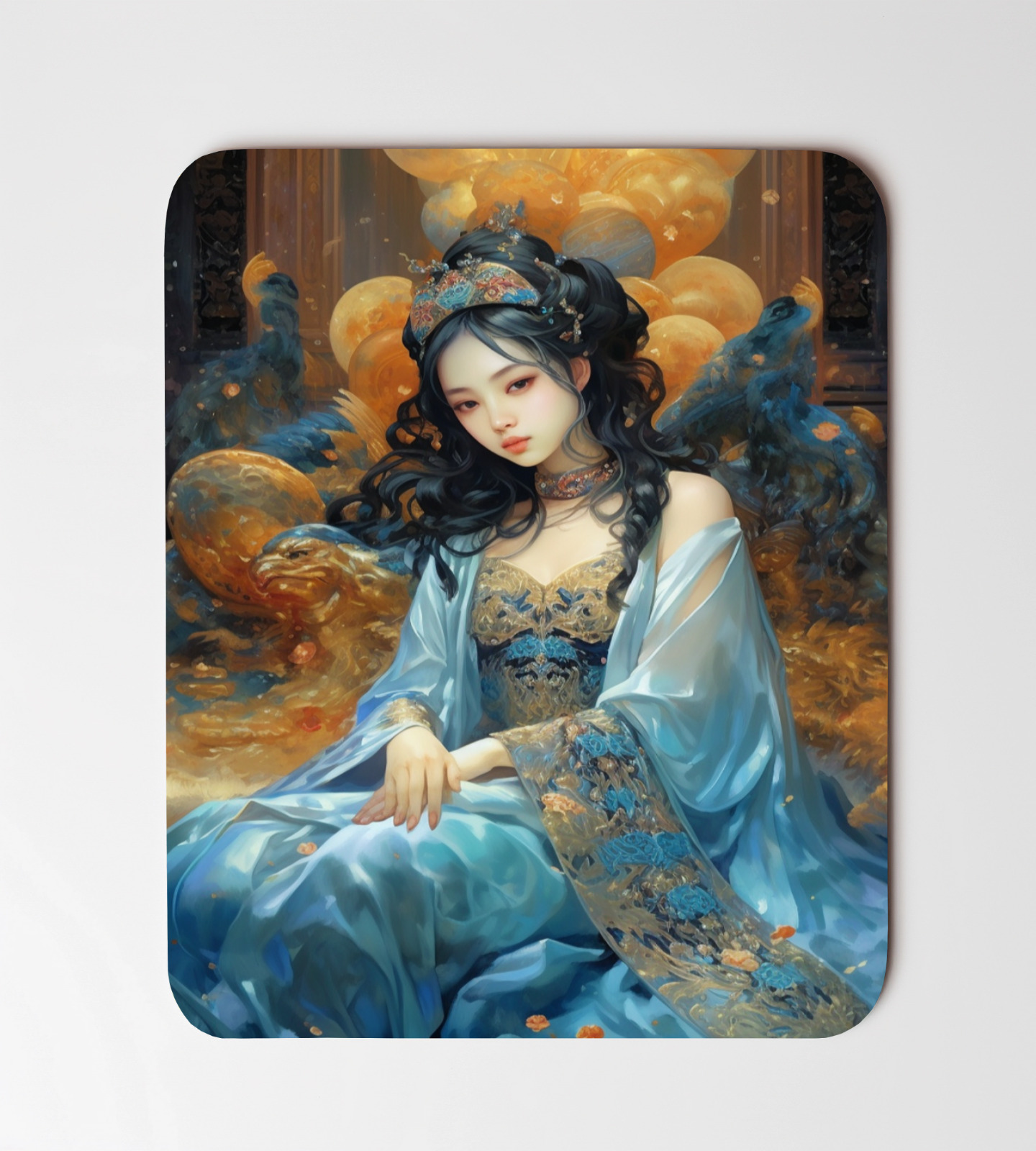 Chinese Princess Abstract Art Desk Mouse Pad 8\
